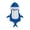 Blue, variant on GiLiling Baby Girls and Boys Halloween Shark Dress-Up Outfit Sleeveless Fleece Hooded Zip up Vest Top Dress-Up Outfit (Blue, 12-18 Months)