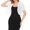 White, variant on Women Shrug Soft Chiffon Open Front Sheer Short Sleeve Cropped Cardigans for Evening Dress Green S
