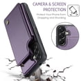 thumbnail image 3 of For Samsung Galaxy A37 A57 Case with Card Holder, Wallet Case for Women Men with RFID Blocking, Durable Leather Kickstand Magnetic Clasp Shockproof Phone Case, 3 of 11