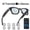Black, variant on [Smart AI Translating Camera Glasses] 8MP HD Camera, Wireless Calling & Music Playback, Wi-Fi Transfer, HD Recording, Photo Recognition, Swipe Touch Controls, Dual-mic Noise Reduction,
