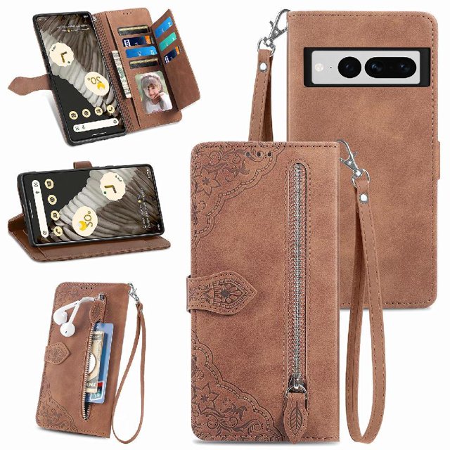Wallet Case for GANGXUN Google Pixel 7 Pro with Shockproof, Stylish for Daily and Business Use