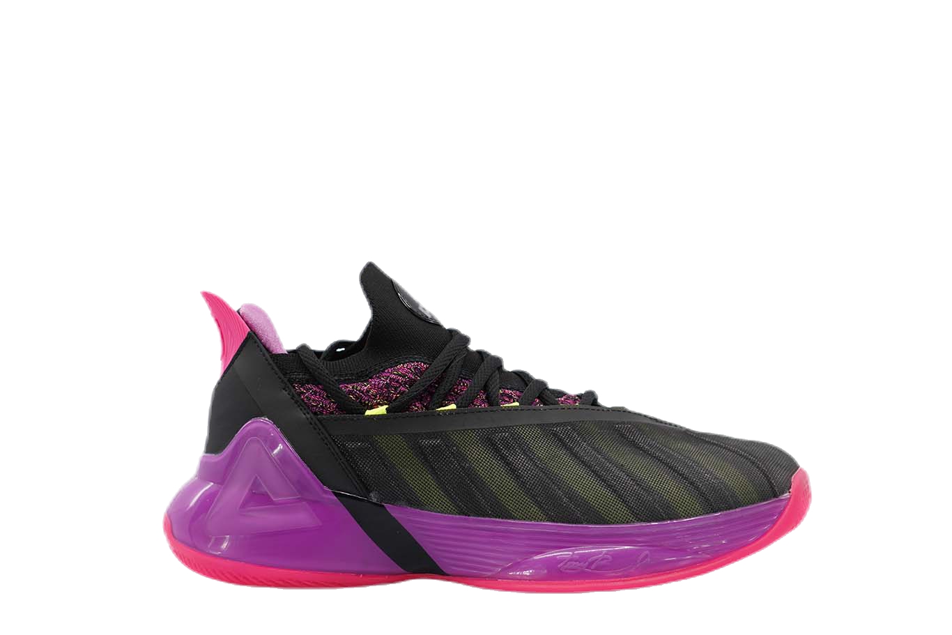 [E93323] Mens Peak Tony Parker 7 NRG Black Fuschia Lakers Purple LA Basketball Shoes - 11 - image 1 of 72