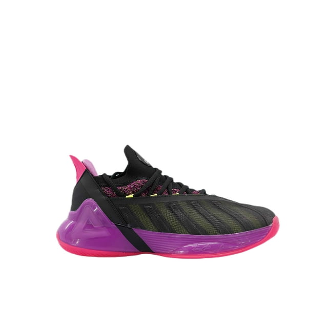 [E93323] Mens Peak Tony Parker 7 NRG Black Fuschia Lakers Purple LA Basketball Shoes - 11