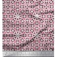 thumbnail image 1 of Soimoi Cotton Cambric Fabric Floral Block Print Sewing Fabric Yard 42 Inch Wide, 1 of 5