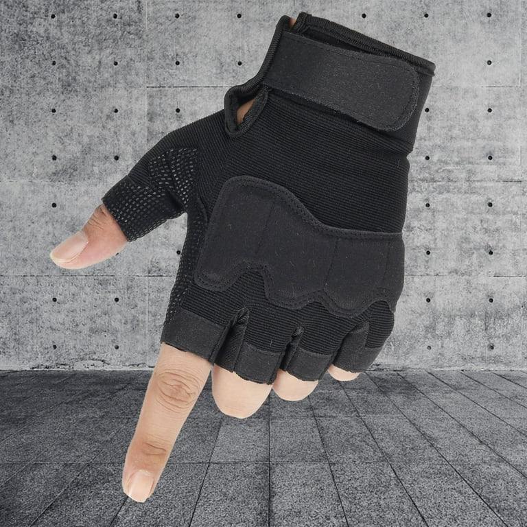 Duety Fingerless Motorcycle Gloves Anti slip Half Finger Gloves