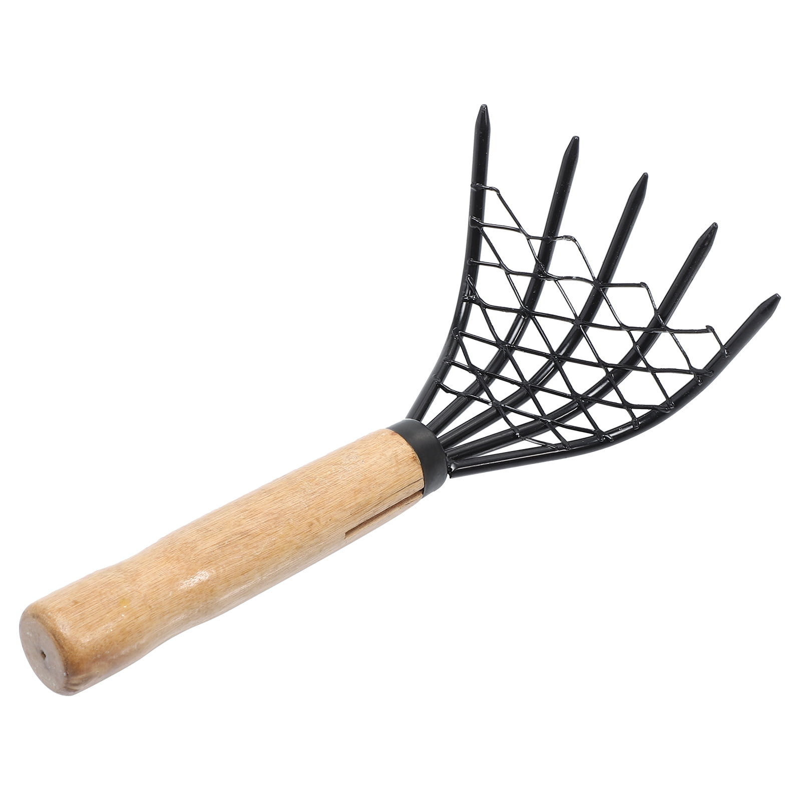HOMEMAXS 1pc Stainless Steel Clam Rake with Net Oyster Shell Digging ...
