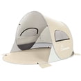 thumbnail image 3 of WolfWise UPF 50+ Easy Pop Up 2-3 Person Beach Tent Sport Umbrella Instant Sun Shelter Tent Sun Shade Canopy, Beige, 3 of 9