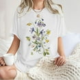thumbnail image 2 of Drses Wildflowers Shirt for Women Oversized Floral Loose T Shirts Graphic Tees Flower Plant Shirts Womens Tops, 2 of 7