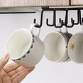 thumbnail image 4 of Mug Hooks Under Cabinet Coffee Mug Cup Holder Rack, Drilling Free Coffee Mug Cup Hanger Organizer for Kitchen Cabinets Storage, 4 of 11