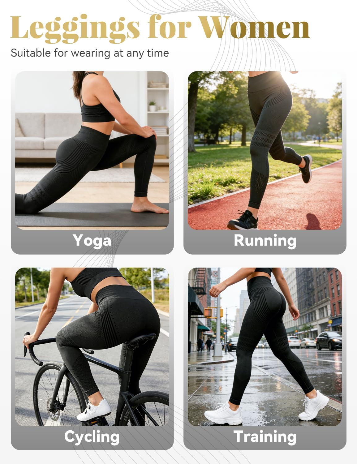 Ionix Labs Leggings - Anti Cellulite 3D Resistance Band Leggings For Women Compression, Butt Lifting Tummy, Gym Workout Control Yoga Pants,Ionix 6D Cellulite-Reducing Leggings,Ionix Leggings