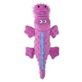 thumbnail image 5 of Juguetes de peluche azules para perros, juguetes chirriantes con forma de cocodrilo y cuerdas, juguete interactivo para masticar para perros pequeños y medianos., 5 of 5