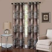 Vogue Grommet Panel Window Curtain, 50" x 84", Brown