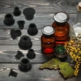 thumbnail image 4 of 10 PCS Tapón de Reemplazo de Silicona, Tapón Hueco Reutilizable de 1/2 pulgada para Saleros, Macetas, Tubos, Botellas, Negro, 4 of 5