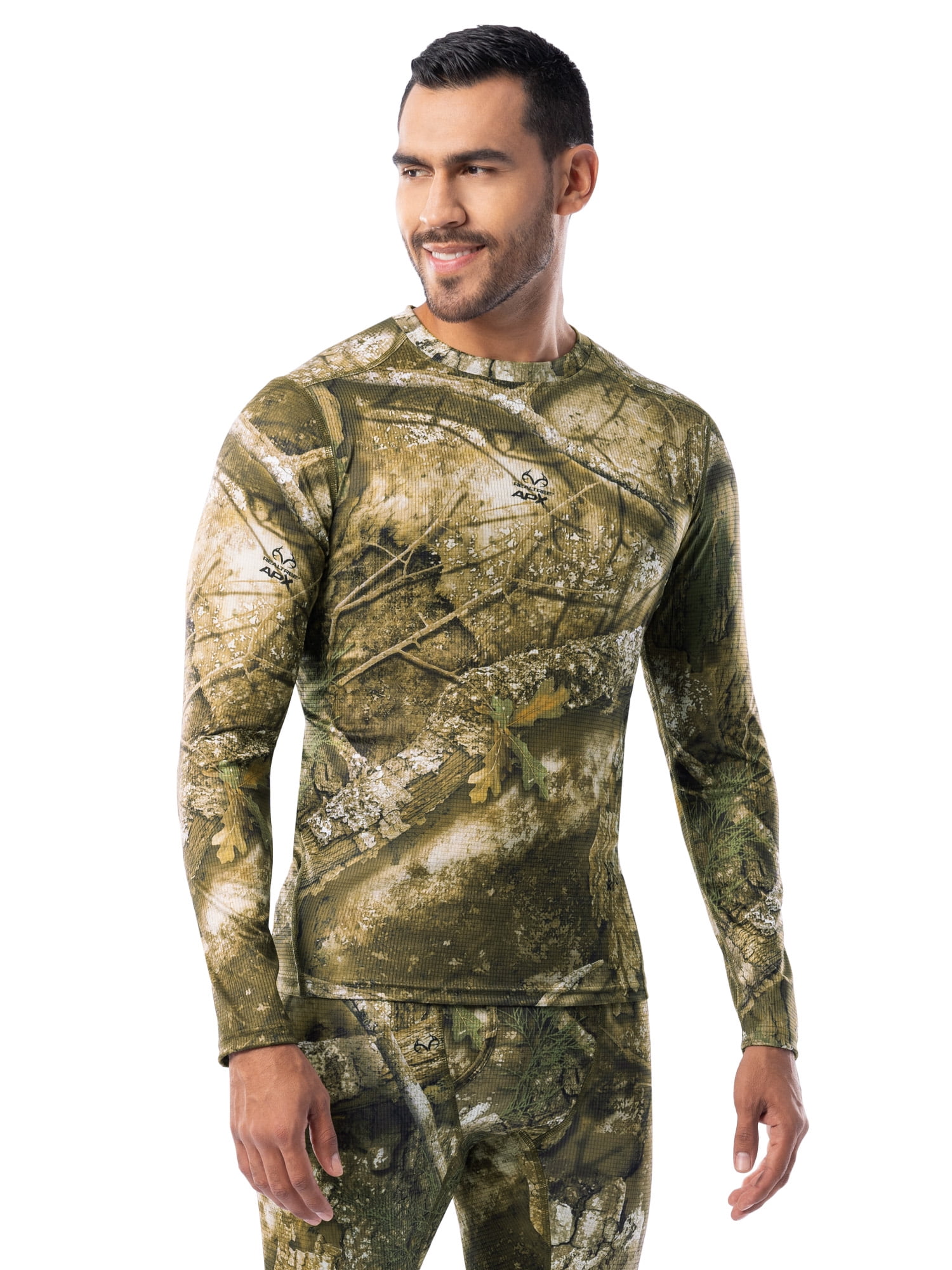 Mossy Oak Men's Gridtech Performance Thermall Shirt, Mossy Oak Terra Gila, XL