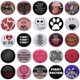 thumbnail image 2 of Alfileres redondos creativos de hojalata para mujer, alfileres de amor, Animal, gato, Rana, Ojo de pato, letra, insignia de Brook de aleación, accesorios de joyería Punk, regalo, 2 of 4