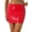 Red, variant on Womens Wet Look Mini Pencil Skirts Cocktail Glossy Patent Leather Bodycon Miniskirt Evening Party Clubwear Black L