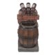 thumbnail image 4 of Fuente De Barril De Cerveza De Resina, Fuente De Agua Autocirculante Para Decoración De Jardín, Patio Y Césped matsuzay HA036899-00, 4 of 6
