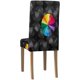 thumbnail image 2 of ABPHQTO Paraguas arcoíris en masa de paraguas negros, funda protectora para silla elástica, funda protectora para asiento para comedor, Hotel, fiesta de boda, juego de 1, 2 of 4
