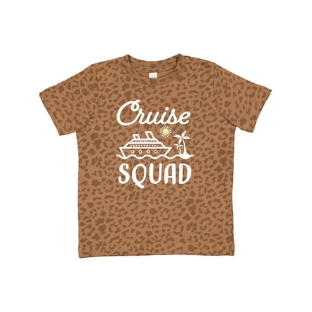 

Inktastic Cruise Squad with Vector Cruise Ship and Palm Trees Gift Toddler Boy or Toddler Girl T-Shirt