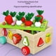 thumbnail image 4 of Juguetes educativos para niños Cpc, juguetes de granja con forma de rábano, juguetes de madera para hacer combinaciones, coche de inteligencia para bebés de 1 a 3 años, 4 of 5