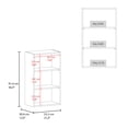 thumbnail image 3 of White Wall Cabinet, 3 Shelves, 36" Height / Create a Functional Kitchen, 3 of 4