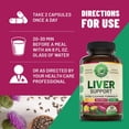 thumbnail image 5 of Advanced Liver Cleanse Detox & Repair Formula with Milk Thistle, Artichoke, Dandelion. USA Made. 512mg, 45-Day Supply, 5 of 10