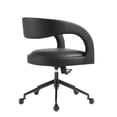 thumbnail image 3 of Modway Pinnacle Vegan Leather Office Chair, Black, 3 of 11