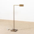 thumbnail image 3 of Polished Antique Brass Ruxley Brass Floor Lamp, 3 of 7