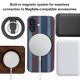 thumbnail image 4 of Funda de teléfono GESIHOPY de fibra de aramida para iPhone 16 con rayas rojas y azules, 4 of 5