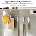 thumbnail image 4 of 360 Degree Wall Multifunction Home Bathroom Towel Sticky Multi-function Space-Saving Hanger Universal Hooks Racks Kitchen Storage Punch-free Organizer, 4 of 8