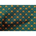 thumbnail image 4 of oneOone Cotton Cambric Dark Teal Blue Fabric Halloween Dress Material Fabric Print Fabric By The Yard 56 Inch Wide, 4 of 4