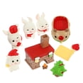 thumbnail image 5 of COMPUKAS Set of 10 Mini Resin Figurines for Christmas Party Decorations and Holiday Home Decor, 5 of 8