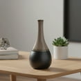 thumbnail image 6 of Ondine Ceramic Bellied Vase, Decorative Modern Pottery Vase for Flowers, Home Decor Accent for Living Room, Shelf, Table Centerpiece (Size- 5.25"x13.75"H, Blue), 6 of 11