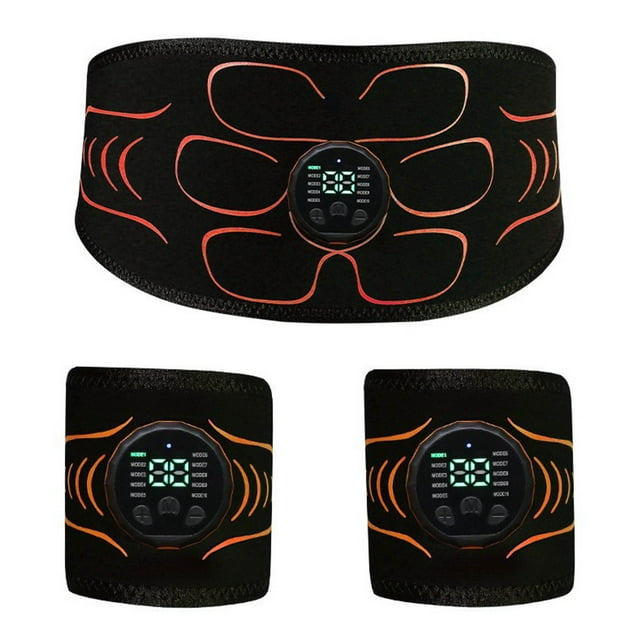 YFGEFTR Workout Belt, Abdominal Muscle Fitness Trainer Belt, Adjustable Comfortable Fit, Suitable For Home Body Shaping And Core Training