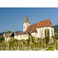 thumbnail image 2 of Zwick, Martin 14x12 White Modern Wood Framed Museum Art Print Titled - Church Heiliger Mauritius-Saint Maurice-Historic village Spitz-UNESCO World Heritage Site-Austria, 2 of 4