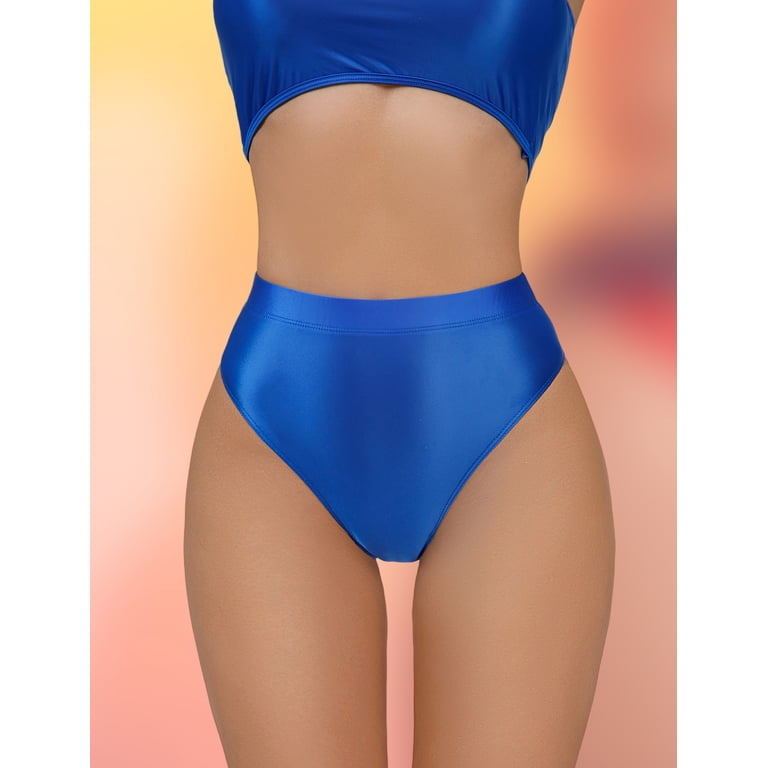 Zaldita Women's Glossy Shiny High Waist Briefs Zaldita Women's Glossy Shiny High Waist Briefs