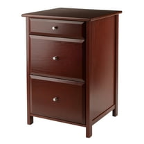 Winsome Delta Home Office File Cabinet, Walnut Finish