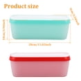 thumbnail image 2 of AEVXKHI 2PCS Ice Cream Containers, 1.5 Quarts Double Wall Insulation Ice Cream Tub with Lid, Stackable Ice Cream Box, Slim Shape Ice Cream Cups, Dishwasher Safe for Freezer Ice Cream, 2 of 10