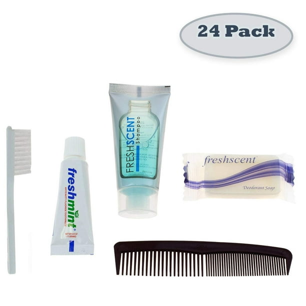 New World Imports 24 Kits Bulk Case of Wholesale Basic Hygiene