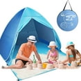 thumbnail image 3 of Pop-Up Beach Tent with Carry Bag UV50+ Waterproof Wind Resistant Mesh Window, 3 of 5