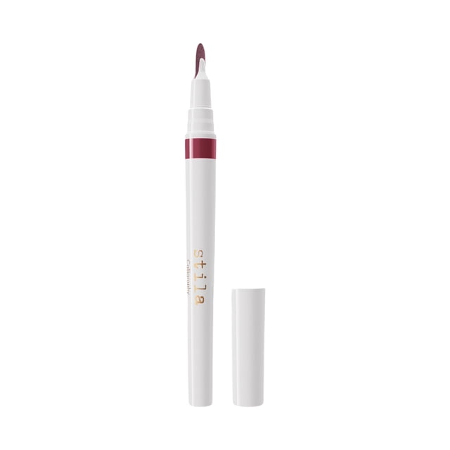 stila Calligraphy Lip Stain Long-Lasting Tint, Moisturizing, Transfer-Proof, Lightweight, Sheer Buildable Colour, Fades to a Natural Wash of Colours, Rosa