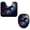 Multicolor 10, variant on PhooArto Toilet Lid Cover and U-Shaped Toilet Floor Mat Set of 2 Pieces, Solar System Galaxy Universe Toilet Mat Set, Machine Washable Seat Covers Non-Slip Absorbent Rugs