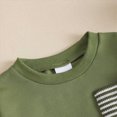thumbnail image 5 of TOWED22 Toddler Girl Clothes Long Sleeves Ruffle Top Jogger Pants Cute Fall Winter Casual Toddler Outfits Size:6-12 M,Color:Green, 5 of 5
