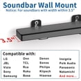 thumbnail image 1 of Kit de Montaje en Pared Universal para Barra de Sonido, Soportes de Montaje para Barra de Sonido Song, 1 of 5