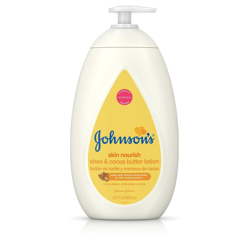 Johnson's Dry Skin Baby Lotion with Shea & Cocoa Butter, 27.1 fl. oz