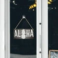 thumbnail image 6 of Hanging Wood Sign Aloha Pineapple Wall Decor For Living Room Bedroom, Rustic Wooden Farmhouse Wall Art Decor 12X 6 Inch, 6 of 7