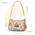 thumbnail image 3 of FORMRS Womens Shoulder Bag with Chain Strap Clutch Purse Cute Tote Handbag, Campfire Pattern, 3 of 7