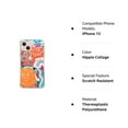 thumbnail image 6 of Hippie Collage Case Compatible with iPhone 14 Plus,Aesthetic Art Design TPU Bumper Cover Case, 6 of 6