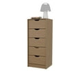 thumbnail image 5 of FM FURNITURE  Olijato 5-Drawer Dresser for Nurseries and Bedrooms ? Modern Space-Saving Storage, Natural Oak, 5 of 8