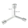 thumbnail image 2 of Uxcell Y Type 3 Way Hex Socket Wrench, 10mm 12mm 14mm Combination Repair Spanner Tool, 3-inch, 2 of 5